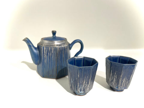 Lin’s Ceramic Studio Teeset blau Sonderedition