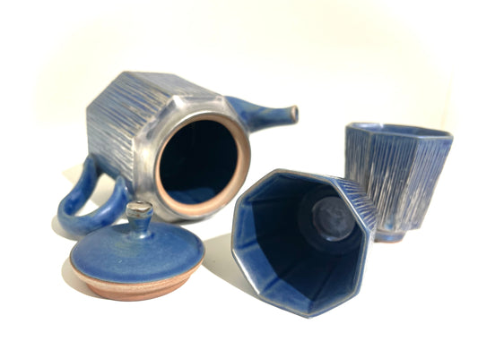 Lin’s Ceramic Studio Teeset blau Sonderedition