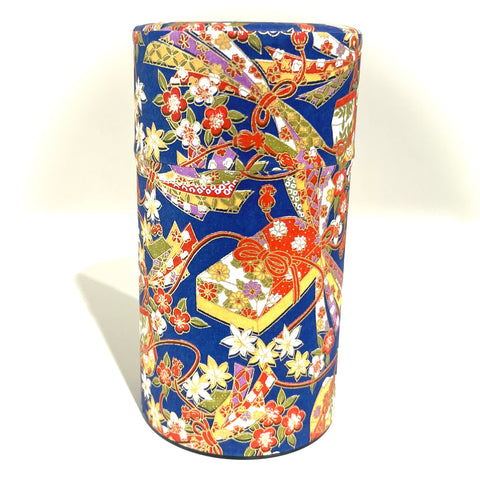 Tea caddy washi paper 150g colorful
