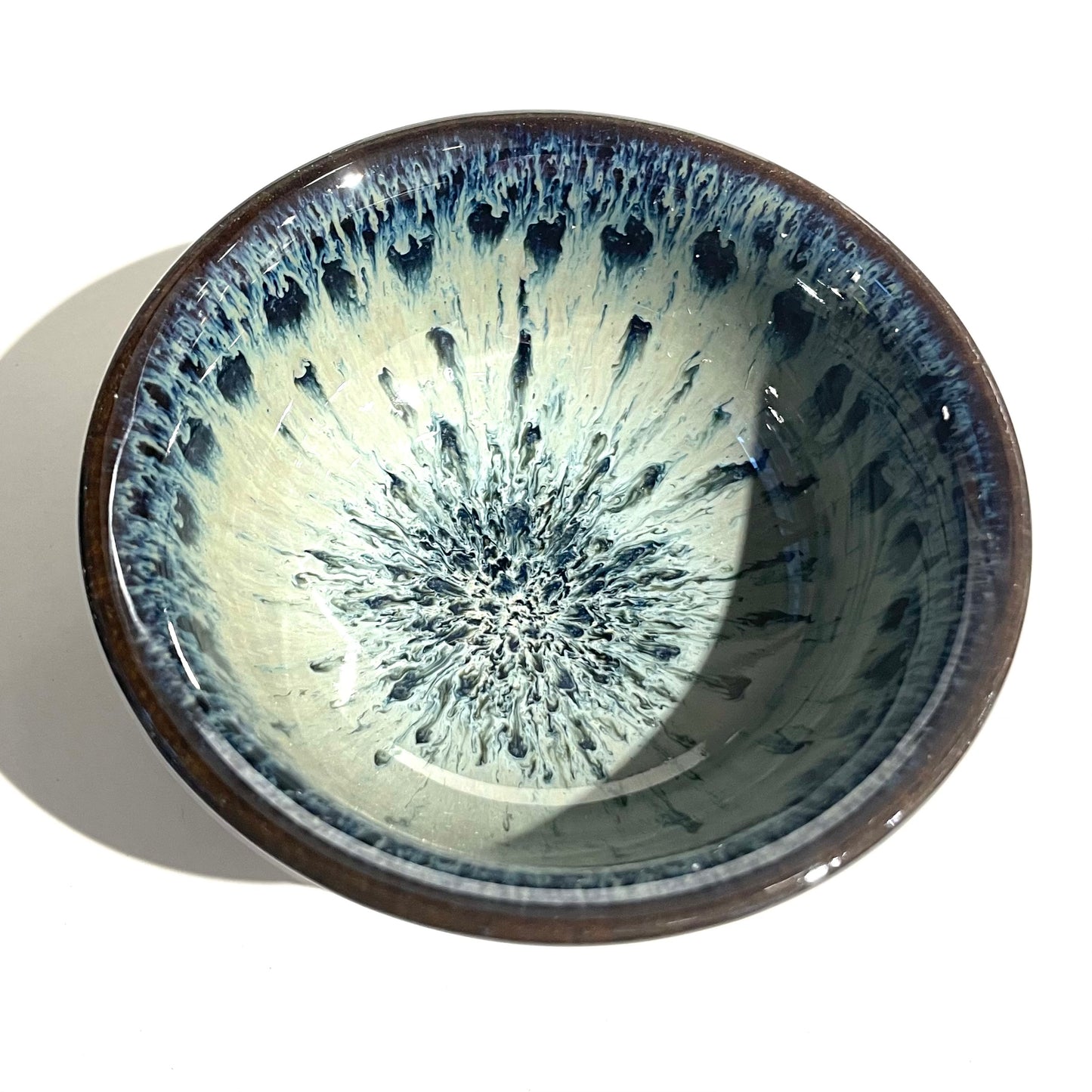 Teeschale Tenmoku Snowleopard