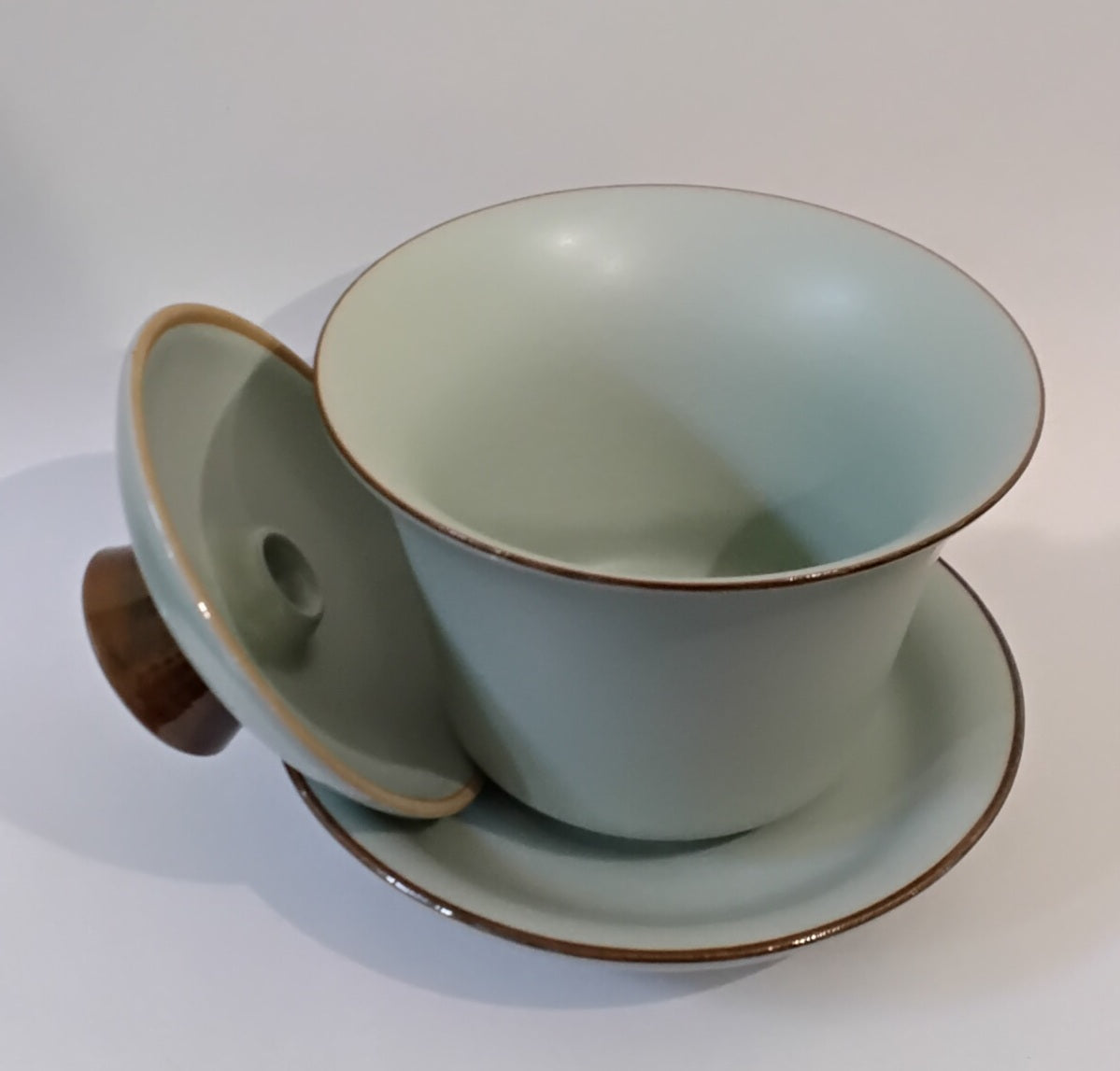 Gaiwan jadefarbend