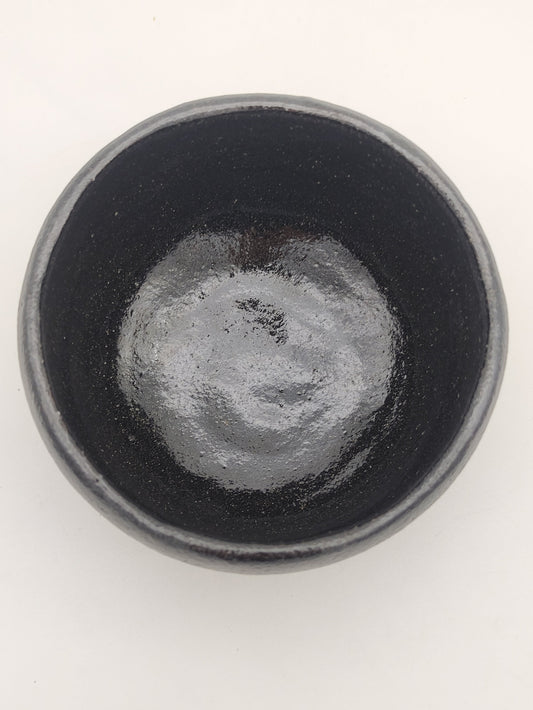 Raku Chawan "Pitch Black"