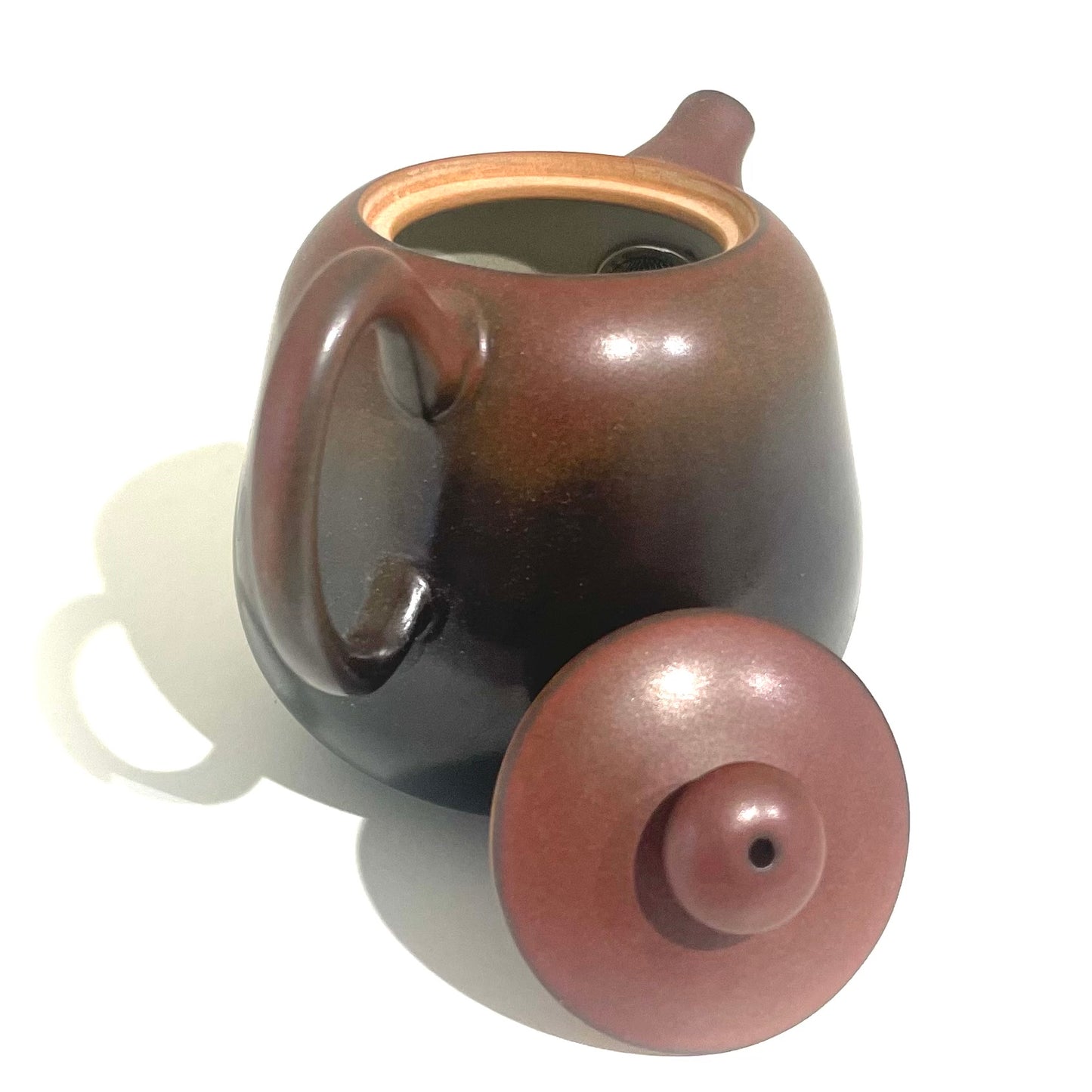 Lin’s Ceramic Studio Teekanne Schwarz \ rot