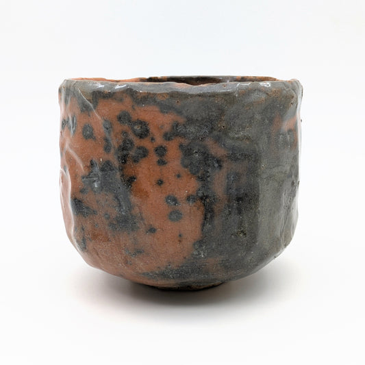 Vintage Chawan Raku Sprenkel