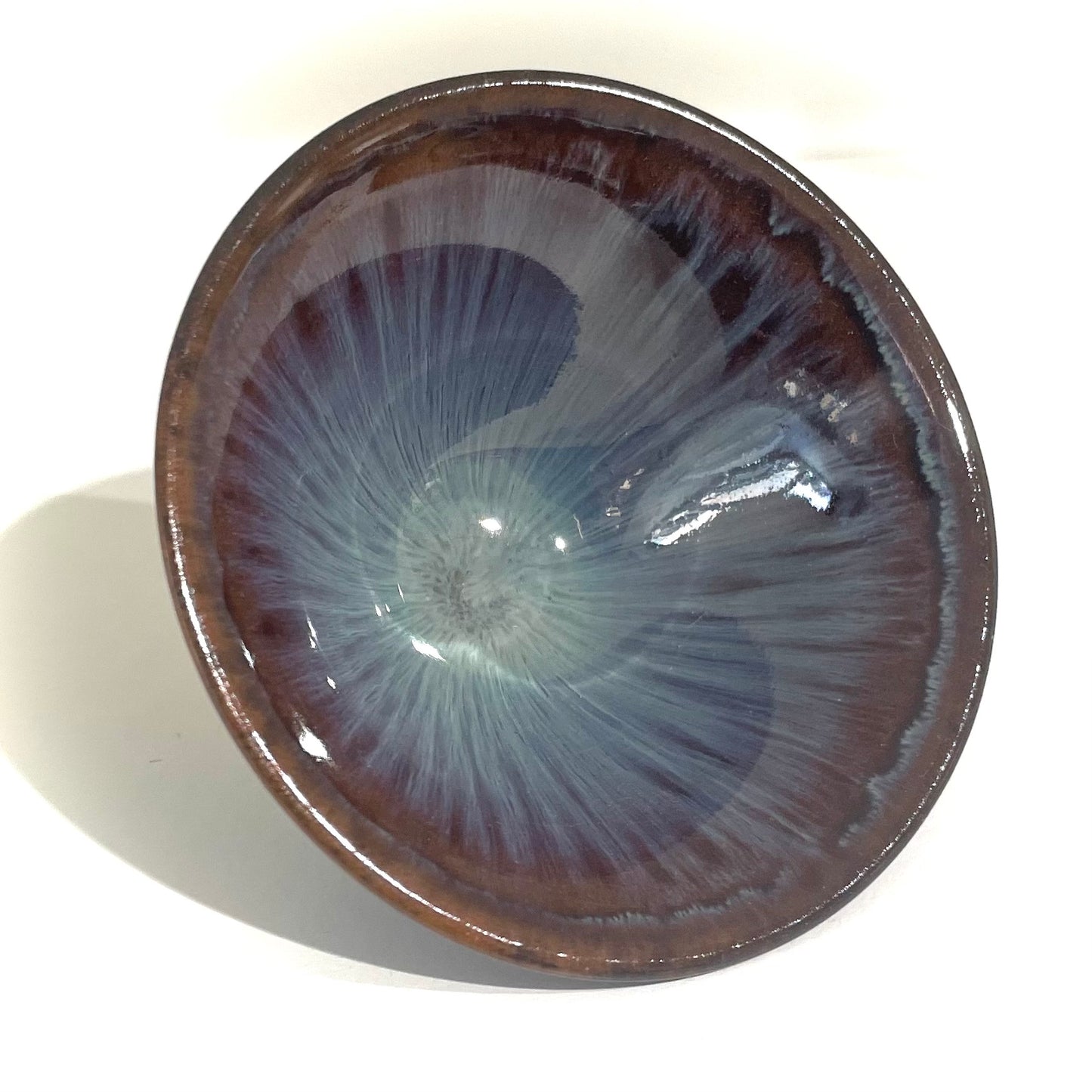 Tenmoku Teeschale Blau \ Violet