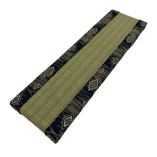 Tatami Klein Lang schwarz Karomuster