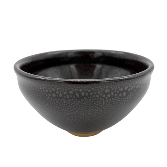 Vintage Chawan Tenmoku Bubbles