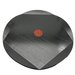 Urushii Schwarzes Tablett Gross II