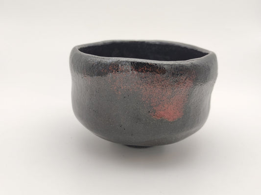 Raku Chawan Vintage "Mondfinsternis"