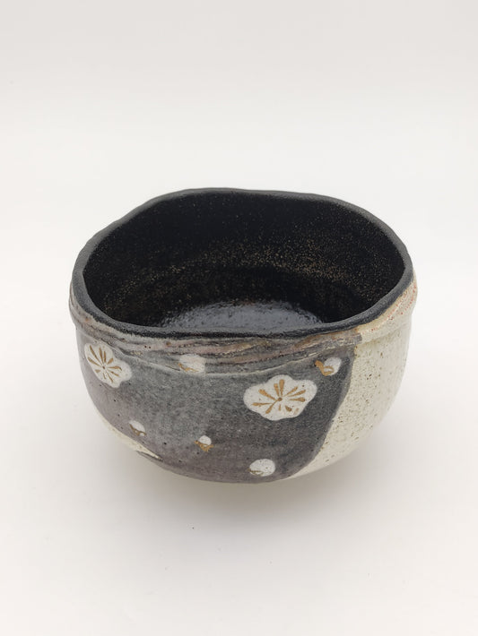 Vintage Chawan Raku Sternenhimmel