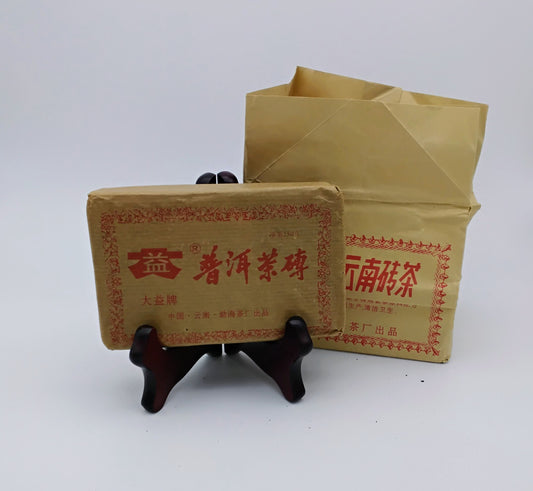 2001 Dayi Shou Pu Erh Brick