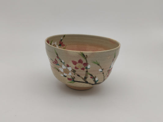 Kiyomizuyaki Chawan "Frühling"